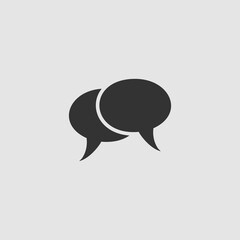 Chat icon flat