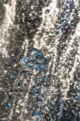 Water splash move nature light abstract close up macro