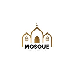 Set of Muslim Learn logo designs concept, Muslim Education logo template vector