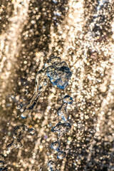 Water splash move nature light abstract close up macro