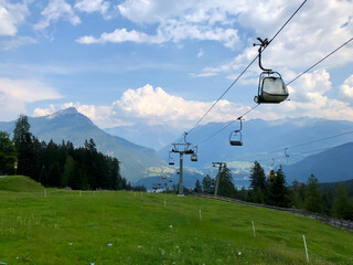 Landscape of Mountains in tyrol, Austria.