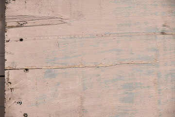 natural wood background painted in light red brown color, old plank, weathered and scratched, highly detailed photo