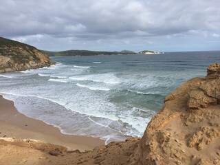 beach in the morning