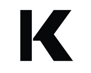 initial letters k and logo designs
