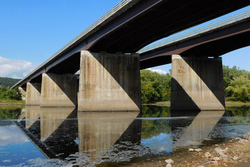 Bridge, river & sky