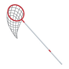 Fishing. Fishing equipment. Outdoor vacation. Isolated fishery hobby. Fishing net. Fun activity icons set