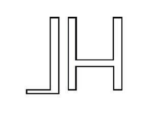 j and h, j and e logo designs and monogram logos