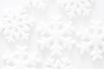 Christmas snowflakes isolated on white background