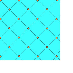 Cyan background created with lines and dots black and orange