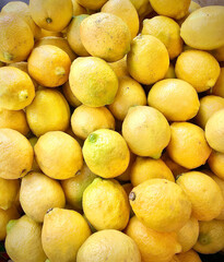 lemons in a market
