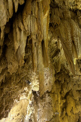 Calcite formations in Höllgrotten Cave, Baar