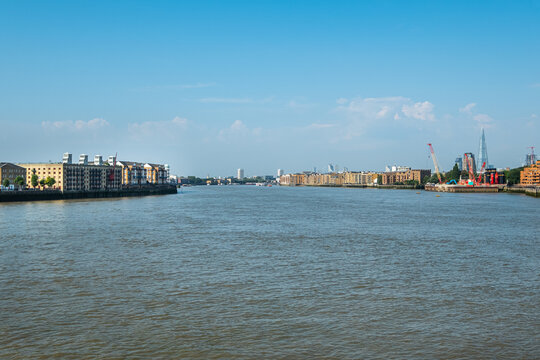 view over river Thames in London