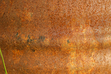 Dry old metal rusty background. Corrosion, rusted.
