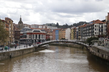 Fototapeta na wymiar Oldtown of Bilbao, Spain