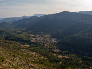 View from Las Palomas wiewpoint in the Cazorla Natural Park