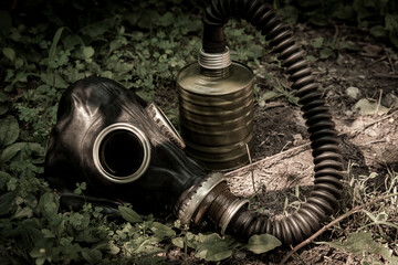 Abandoned Soviet Gas Mask