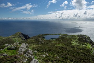 Landscape by the sea in Ireland