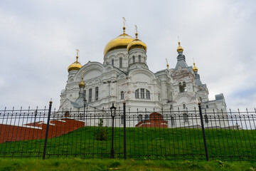 Fototapeta na wymiar Perm, Russia: Belogorsky St. Nicholas Orthodox Missionary Monastery Belogorsk monastery