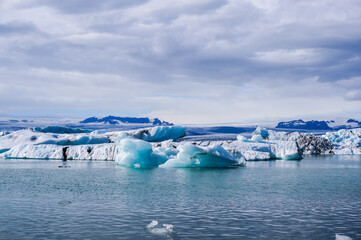 Glacial lagoon in Iceland 