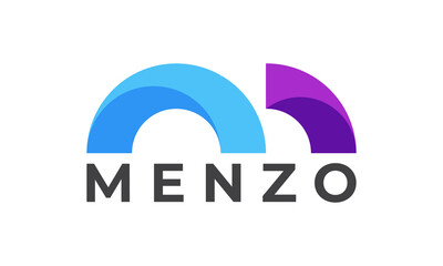 Menzo, M Letter Modern  Vector Logo Template