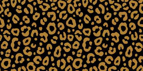 Colorful leopard seamless pattern. Fashion stylish vector texture.