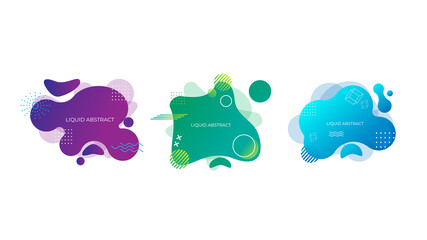 Abstract Liquid pattern background design