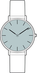 Professional Watch Vector / Line Drawing. Icon, Logo, Design, Element