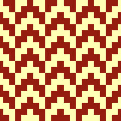 Seamless manji pattern. Interlocking chevrons background. Oriental symbols ornament. Traditional architecture wallpaper. Ancient ethnic mosaic motif. Digital paper, textile print. Vector art work.