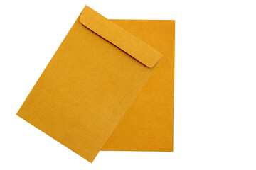 blank envelope on a white background