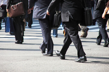 Obraz premium ビジネスマンの通勤