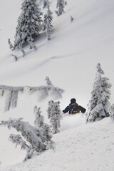 Winter ski adventures in British Columbia Canada