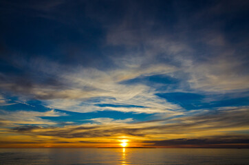 Colorful sunset