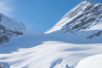 Obraz premium Winter ski adventures in British Columbia Canada