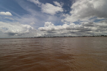 clouds over the sea