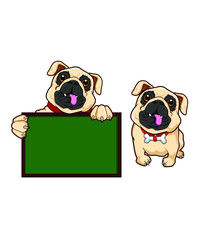 bulldog mascot cartoon
