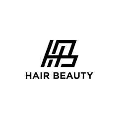 Hair Beauty Logo Vector Design Identity Creative