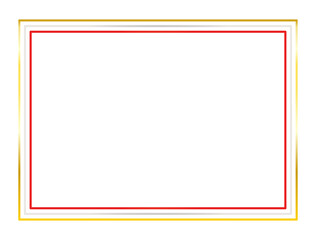 年賀素材56　フレーム　シンプル