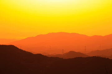 高野山の山並み