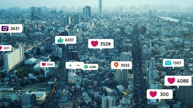 SNS通知　ソーシャルメディア