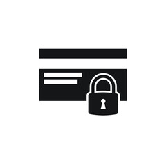 Pay lock icon design. vector illustration