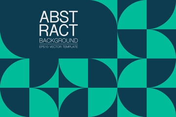 Abstract vector geometric pattern, background design in Bauhaus style, for web design, business card, invitation, poster, cover.