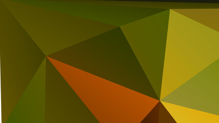 Abstract Yellow Color Polygon Background Design, Abstract Geometric Origami Style With Gradient. Presentation, Website, Backdrop, Cover, Banner, Pattern Template