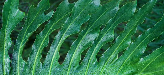Philodendron leaves