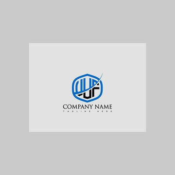 VVF Letter Logo Design Cross Monogram Icon.