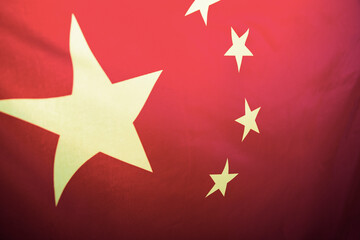 China waving flag