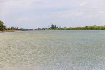 North Crimean Canal in Kherson region, Ukraine