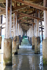 Newport Pier, California, beach, sand, surfers