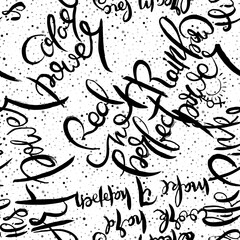 Graffiti background seamless pattern. Hand style tagging