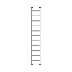 Special firetruck ladder equipment, flat cartoon vector illustration isolated