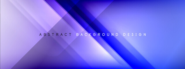 Fototapeta premium Motion concept neon shiny lines on liquid color gradients abstract backgrounds. Dynamic shadows and lights templates for text